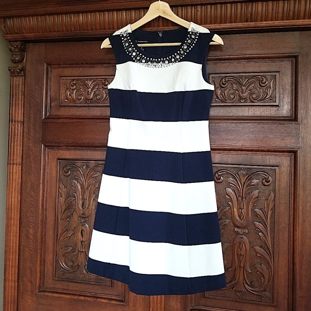 LIKE NEW INC Striped Knit Dress